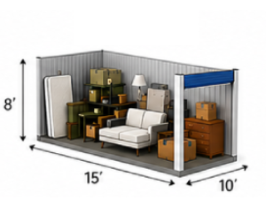 10x15 storage unit