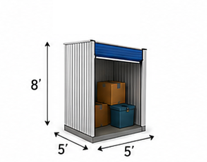5x5 storage unit
